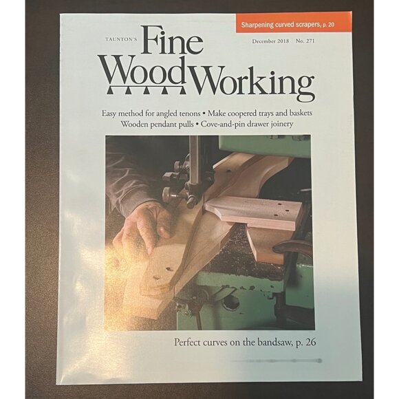Fine Woodworking 2018 bundle of 5 magazines.  DIY Woodworking - Picture 3 of 9